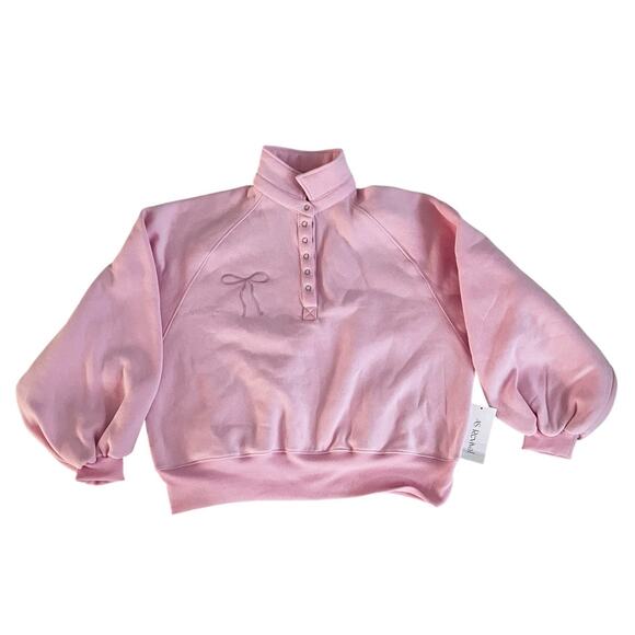 As Revival pink Peak Balloon Sleeves Pullover- Small - Picture 1 of 7